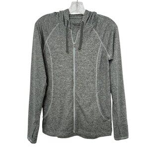 Patagonia Seabrook Full-Zip Lightweight Hoodie Heathered Gray women's sz S